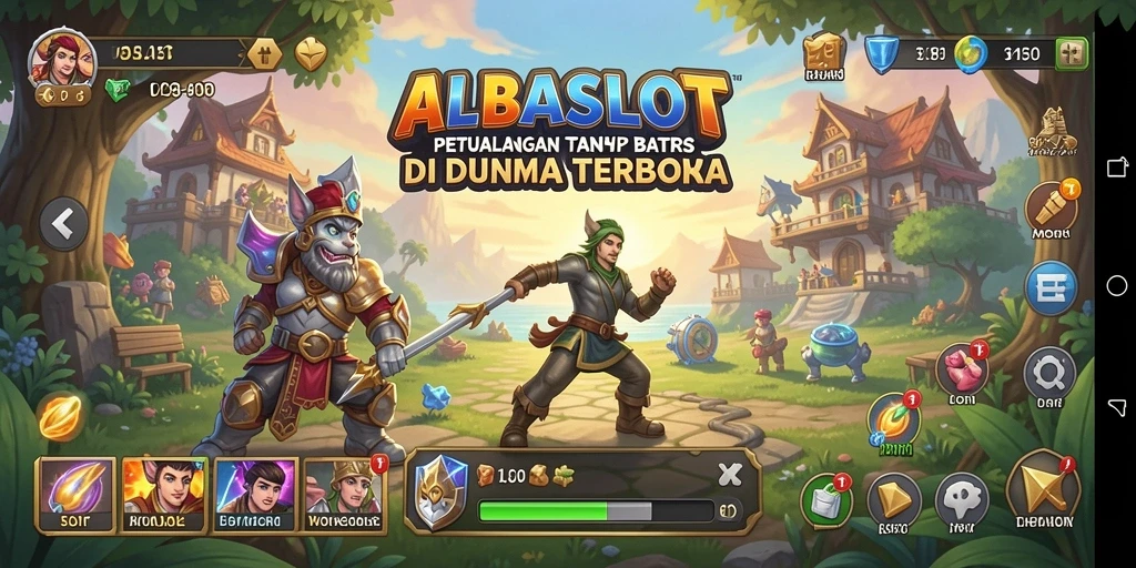 Gameplay Open World yang memukau di ALBASLOT.