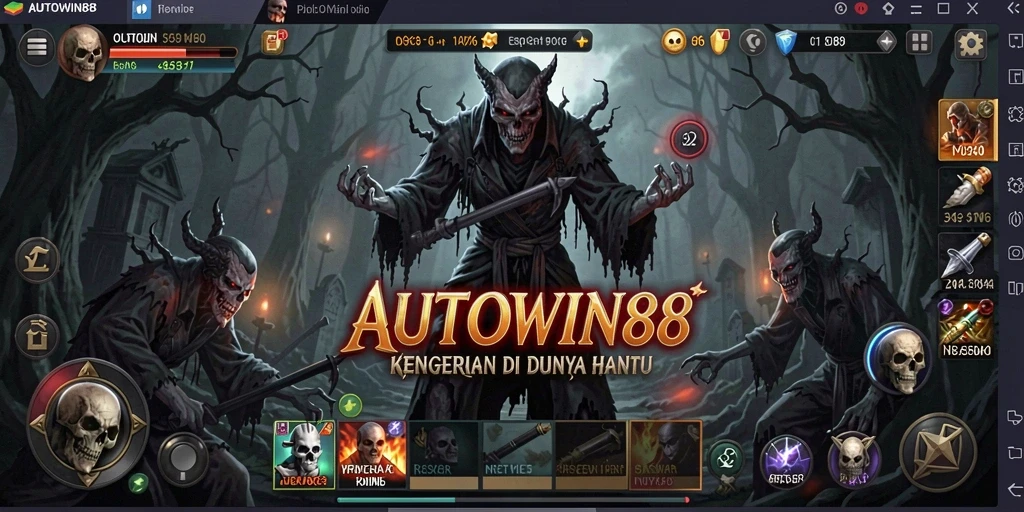 Tampilan mendebarkan dari gameplay AUTOWIN88 dengan atmosfer horor yang intens.