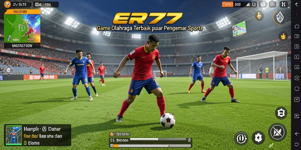 Tampilan menarik dari gameplay sporty dan kompetitif di ER777.