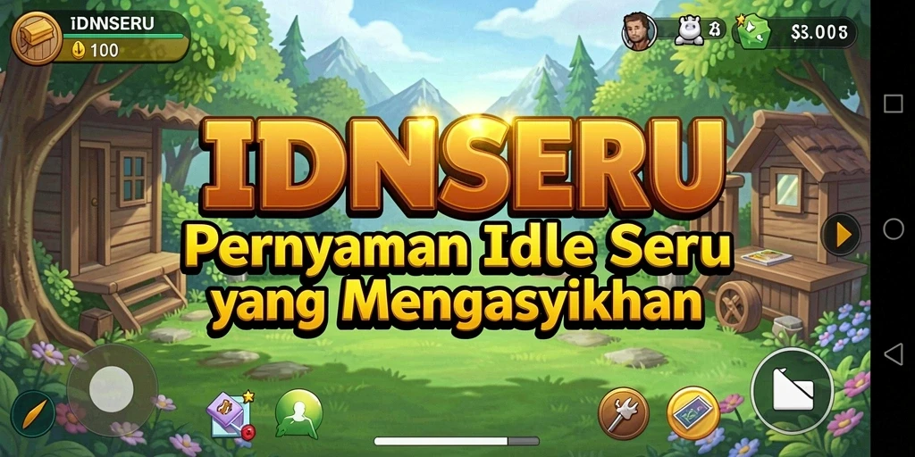 Tampilan gameplay IDNSERU yang menarik dan interaktif.