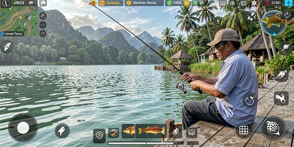 Tangkapan ikan besar di JIN33, menampilkan aksi memancing yang seru.