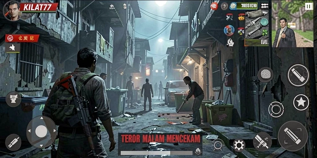 Tampilan gameplay seram dari KILAT77 yang intens dan menegangkan.