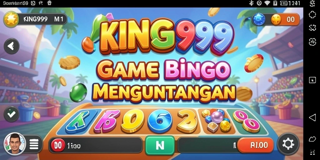 Tampilan gameplay Bingo yang seru dan interaktif di KING999.