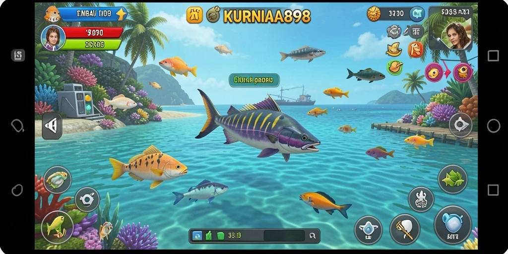 Tampilan gameplay KURNIA898 yang seru dan menantang.