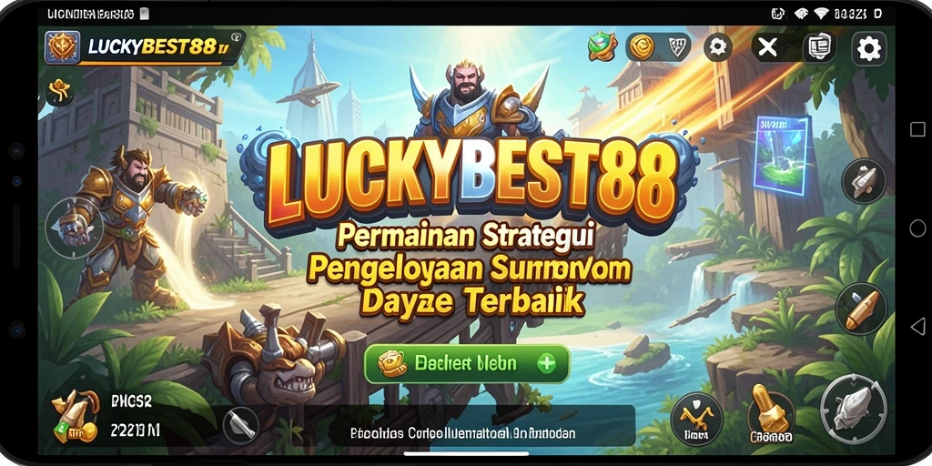 Screenshot gameplay LUCKYBEST88 dengan strategi pengelolaan sumber daya.