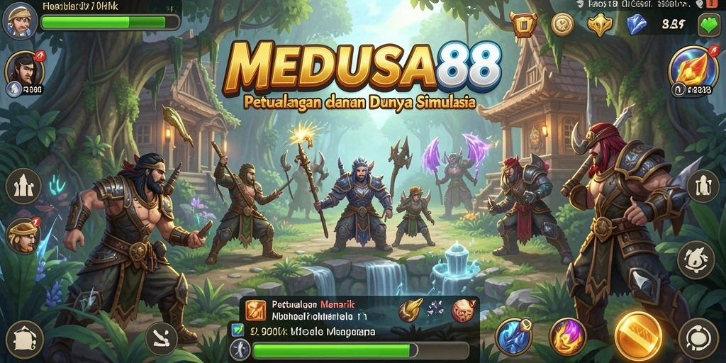 Tampilan gameplay MEDUSA88 yang memukau dan interaktif.