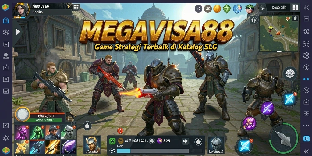 Tangkapan layar gameplay seru dari MEGAVISA88 dengan pertempuran strategis.
