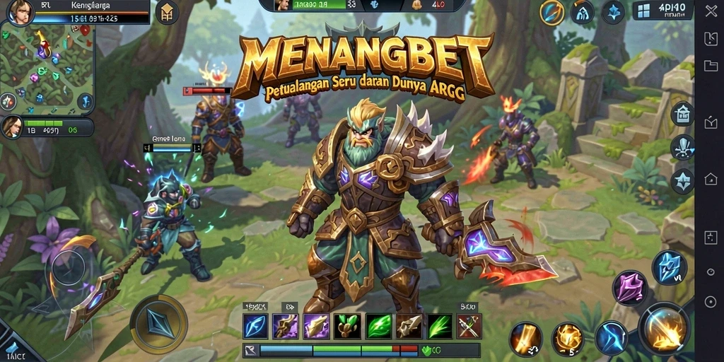 Tampilan gameplay mendebarkan dari MENANGBET dalam genre ARPG.