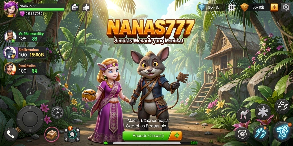 Screenshot gameplay NANAS777 yang menampilkan interaksi pemain yang seru.