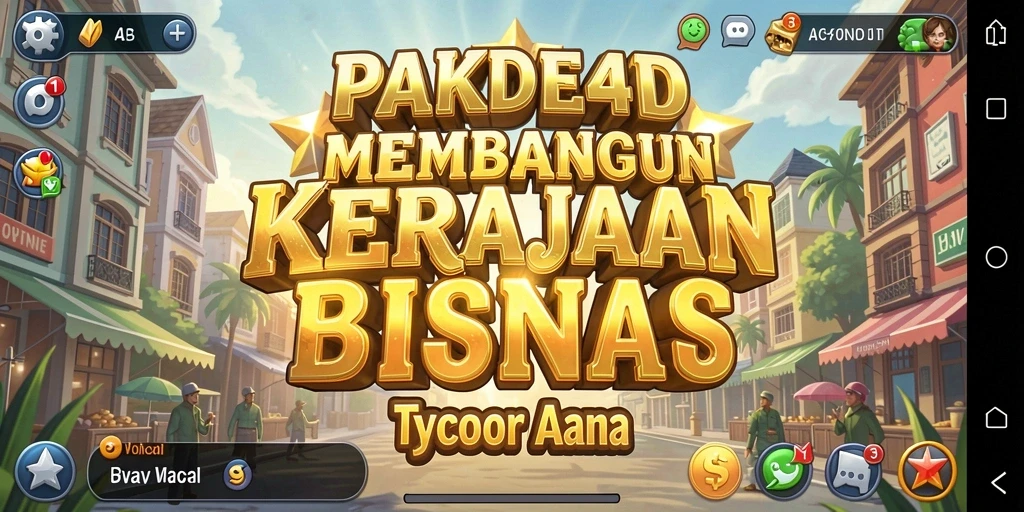 Tampilan gameplay Tycoon yang menarik dan mengasyikkan dari PAKDE4D.