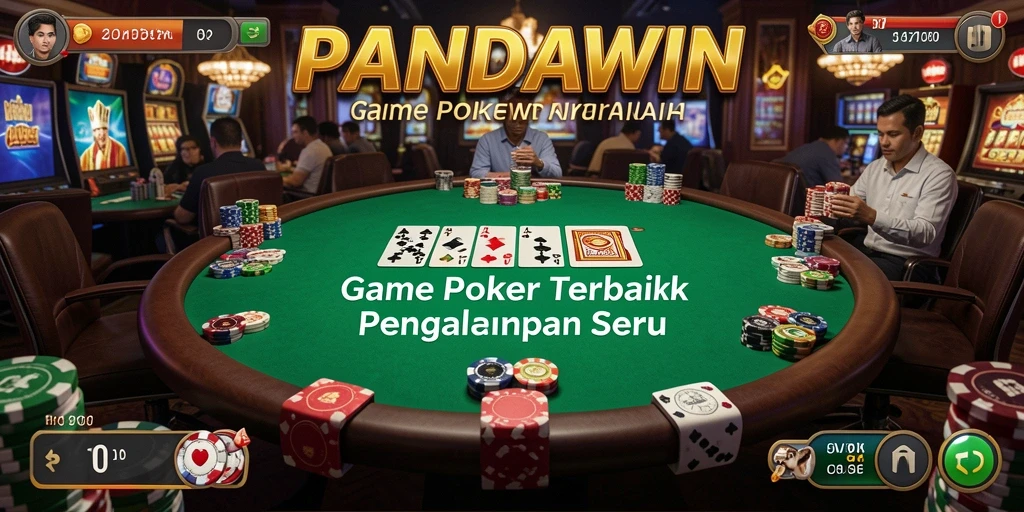 Tangkapan layar dari gameplay menarik Poker di PANDAWIN.