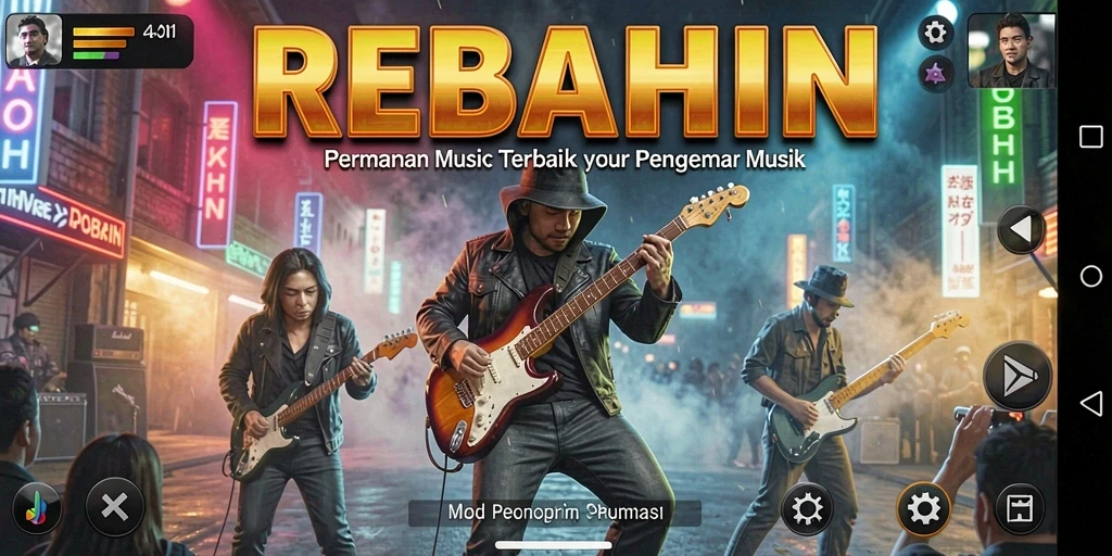 Tampilan gameplay REBAHIN yang menarik dan interaktif.