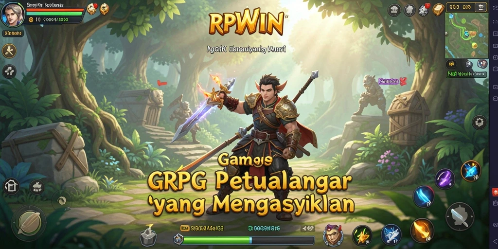 Tampilan menawan dari gameplay RPG yang penuh aksi.