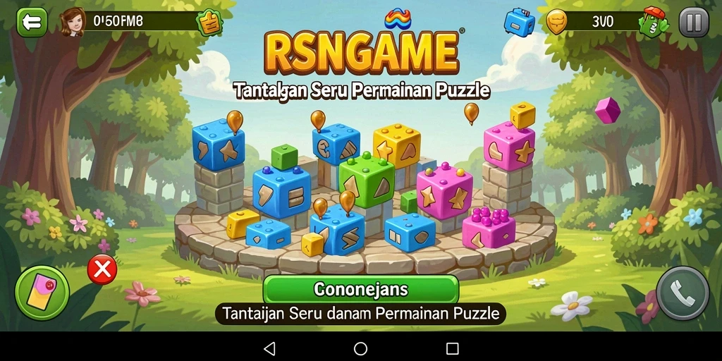 Tampilan gameplay RSNGAME yang menarik dan menantang.