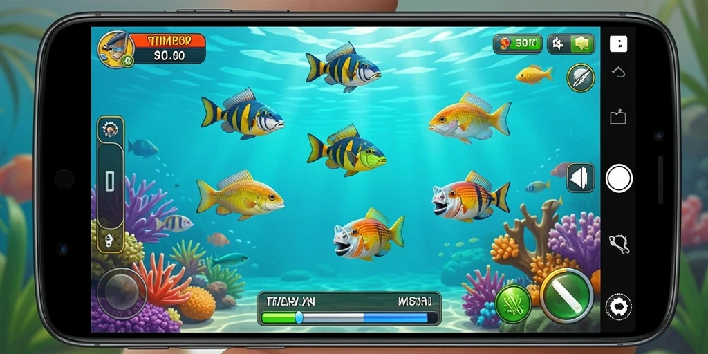 Screenshot utama S80 menampilkan aksi seru dalam game Tembak Ikan.