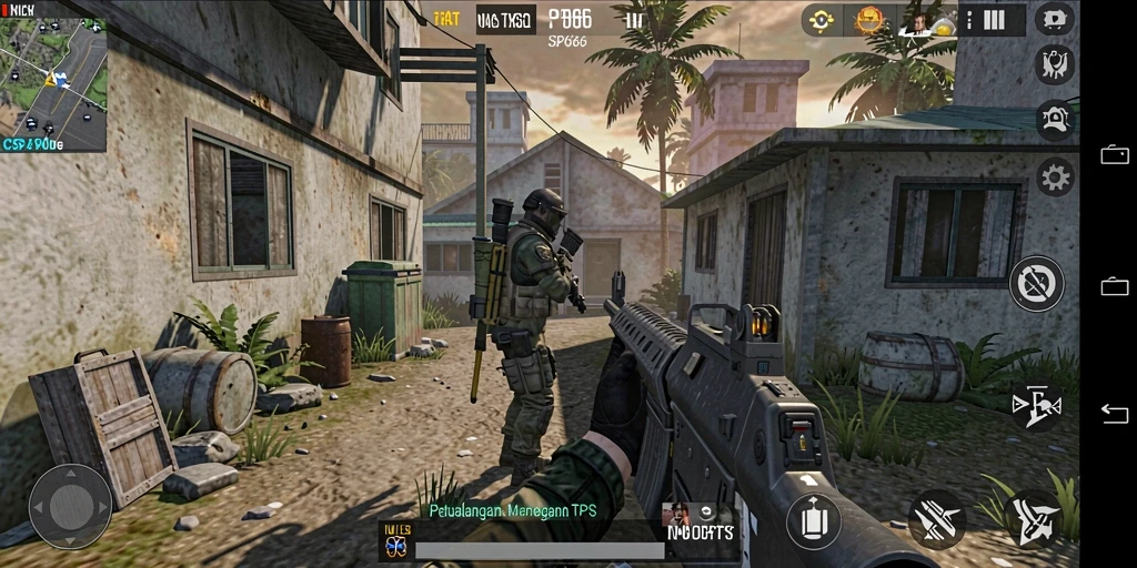 Tampilan menarik dari gameplay SP666 yang mendebarkan.