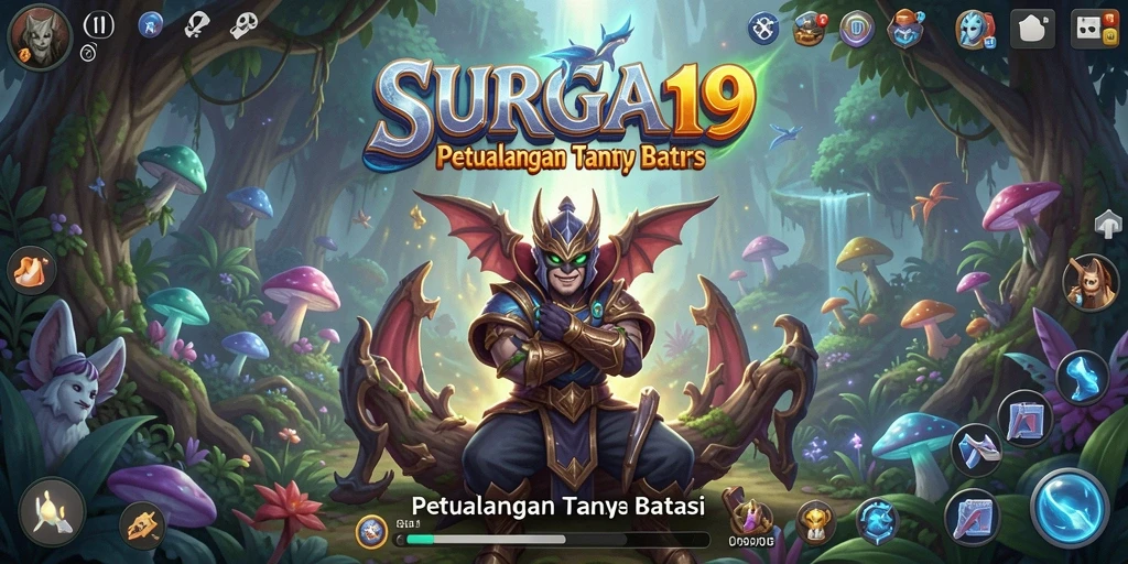 Screenshot menunjukkan aksi mendebarkan dalam petualangan SURGA19.