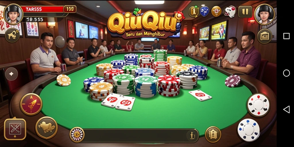 Screenshot gameplay QiuQiu seru di TAR555.