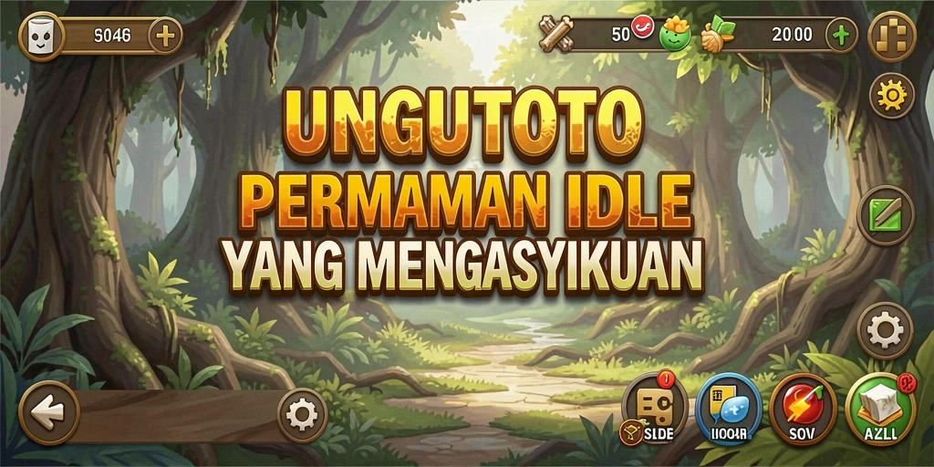 Tampilan gameplay UNGUTOTO yang menyenangkan dan interaktif.